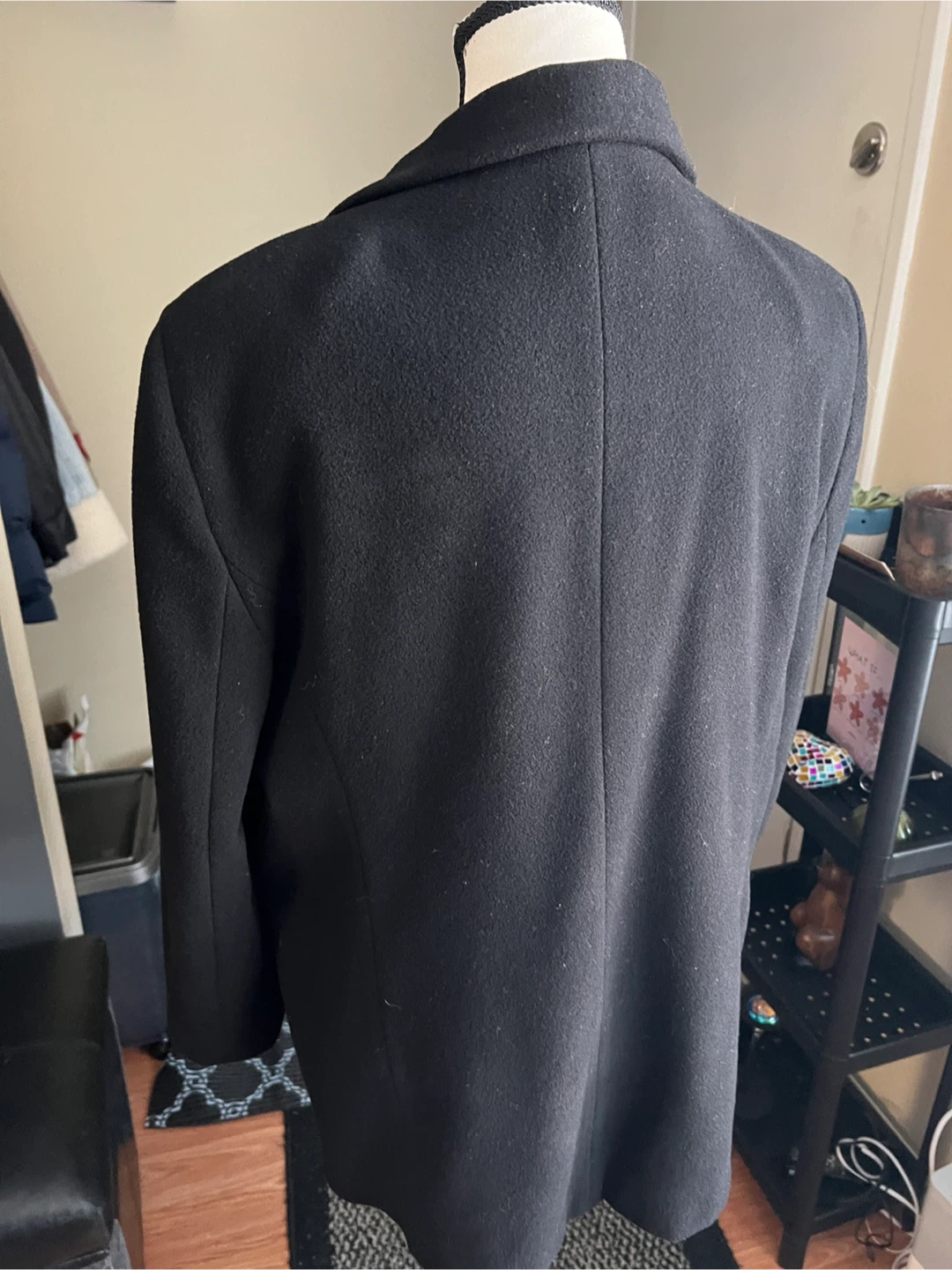 Vintage Folio Petites Wool Blend Black Blazer - photo 3