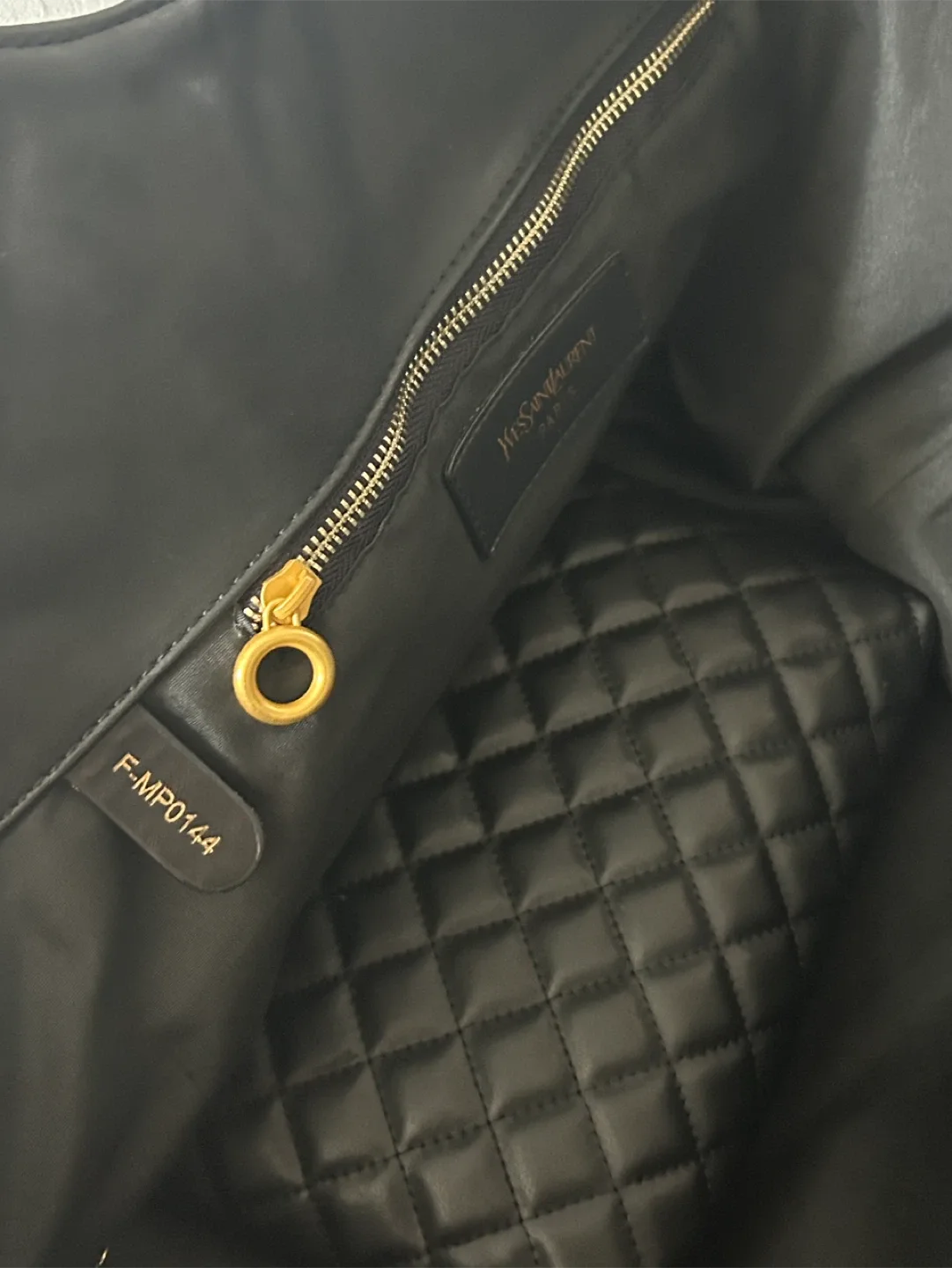 Saint Laurent Icare Quilted Lambskin Black Tote image indicator(3)