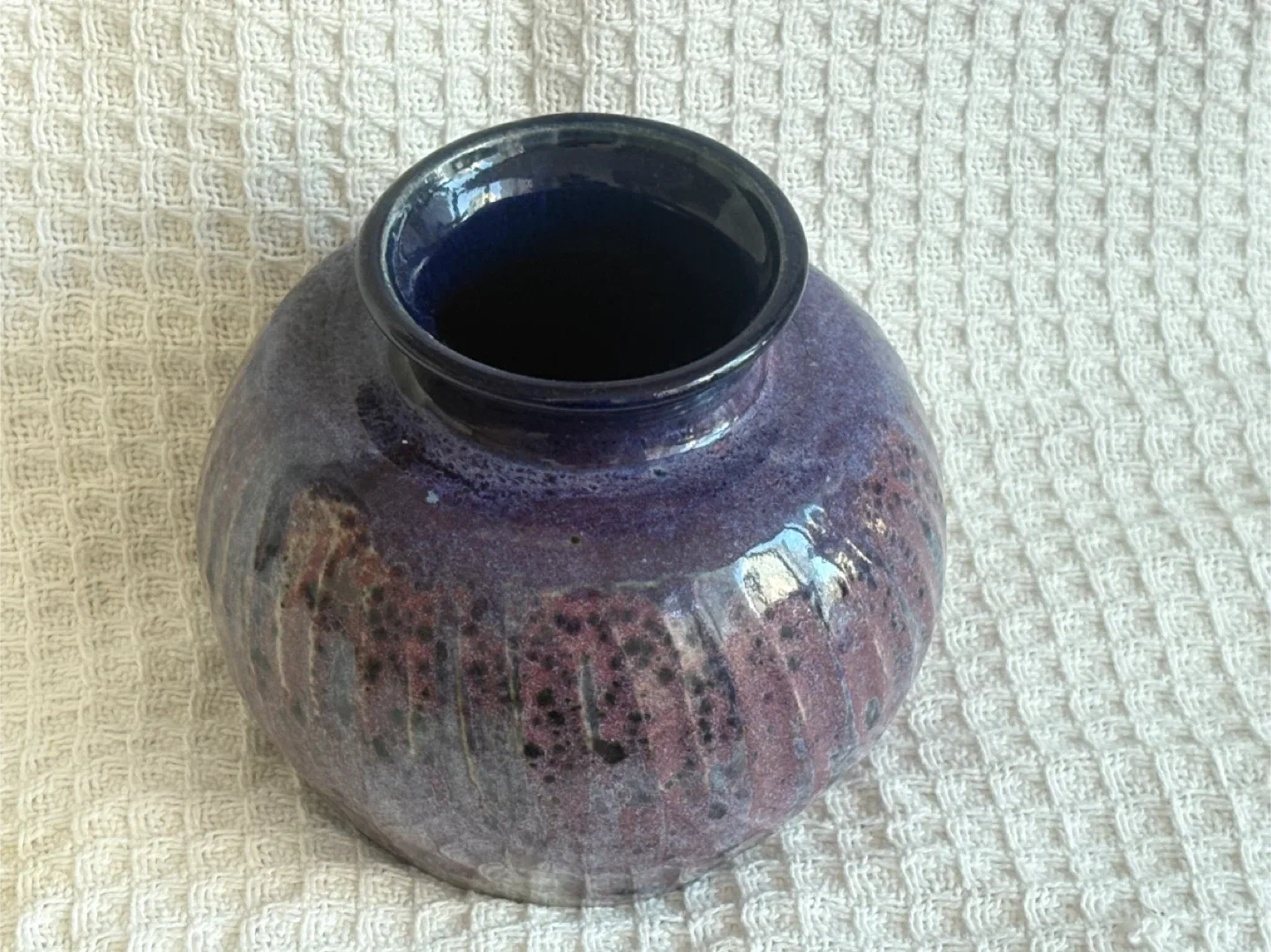 Purple Glazed Ceramic Vase image indicator(3)