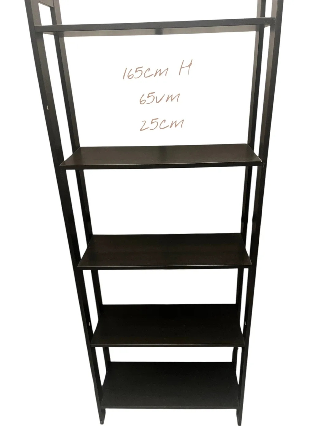 Dark Brown Ladder Shelf (165cm H x 65cm W) thumbnail