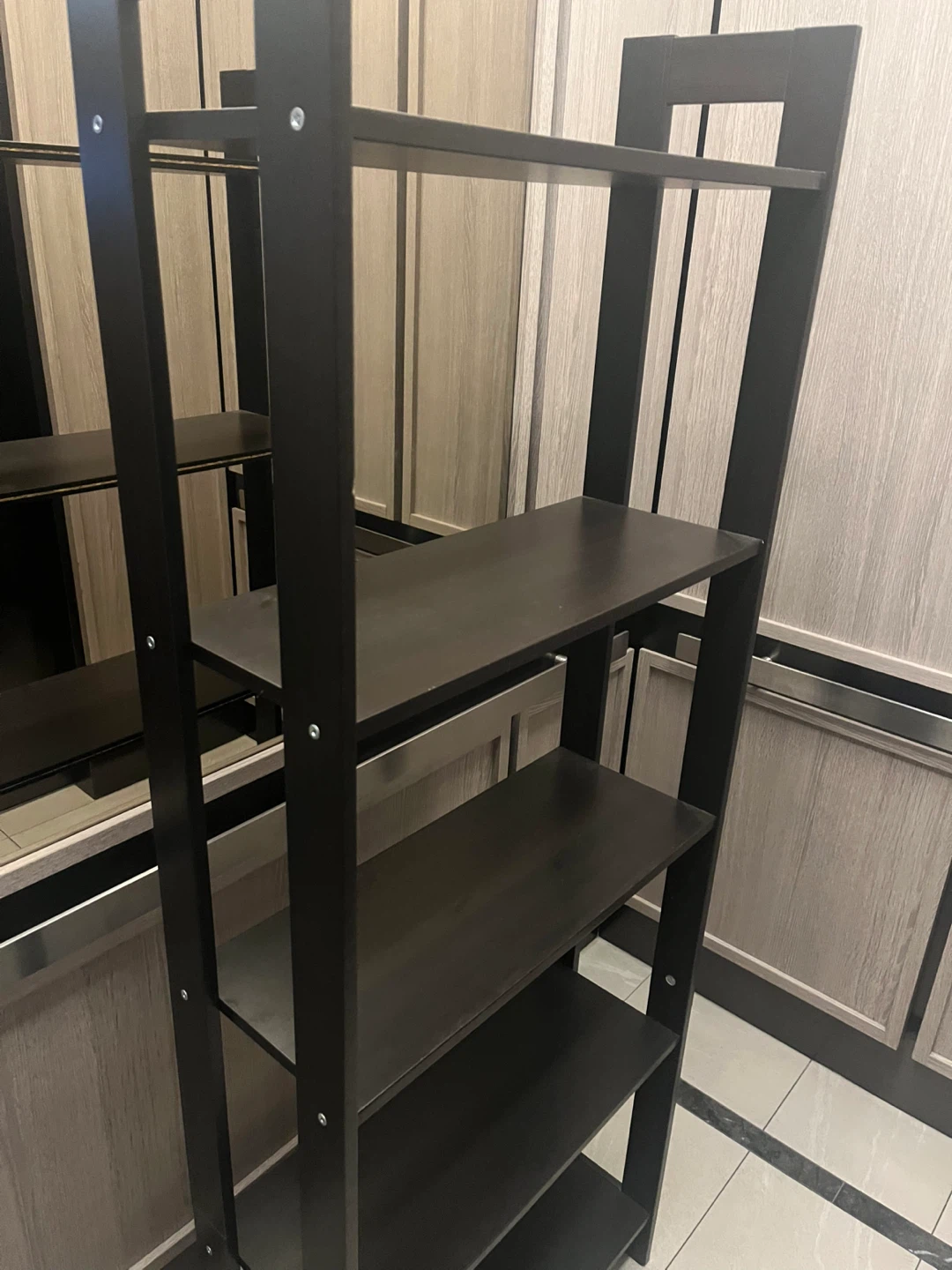 Dark Brown Ladder Shelf (165cm H x 65cm W) - photo 5