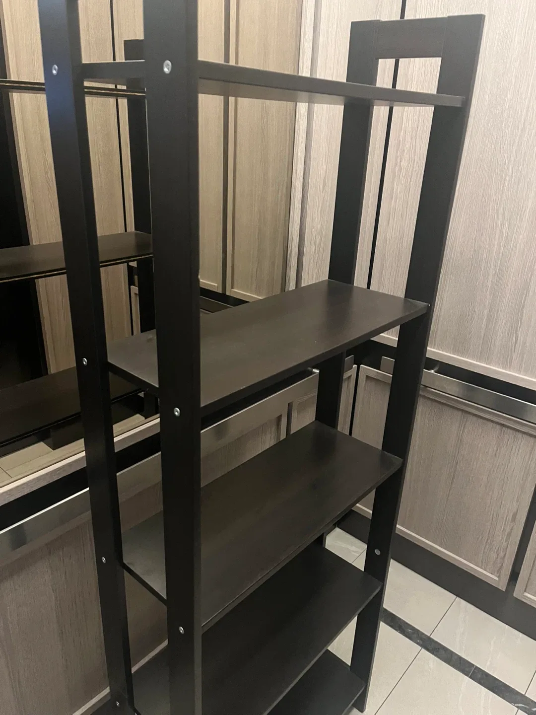 Dark Brown Ladder Shelf (165cm H x 65cm W) image indicator(5)