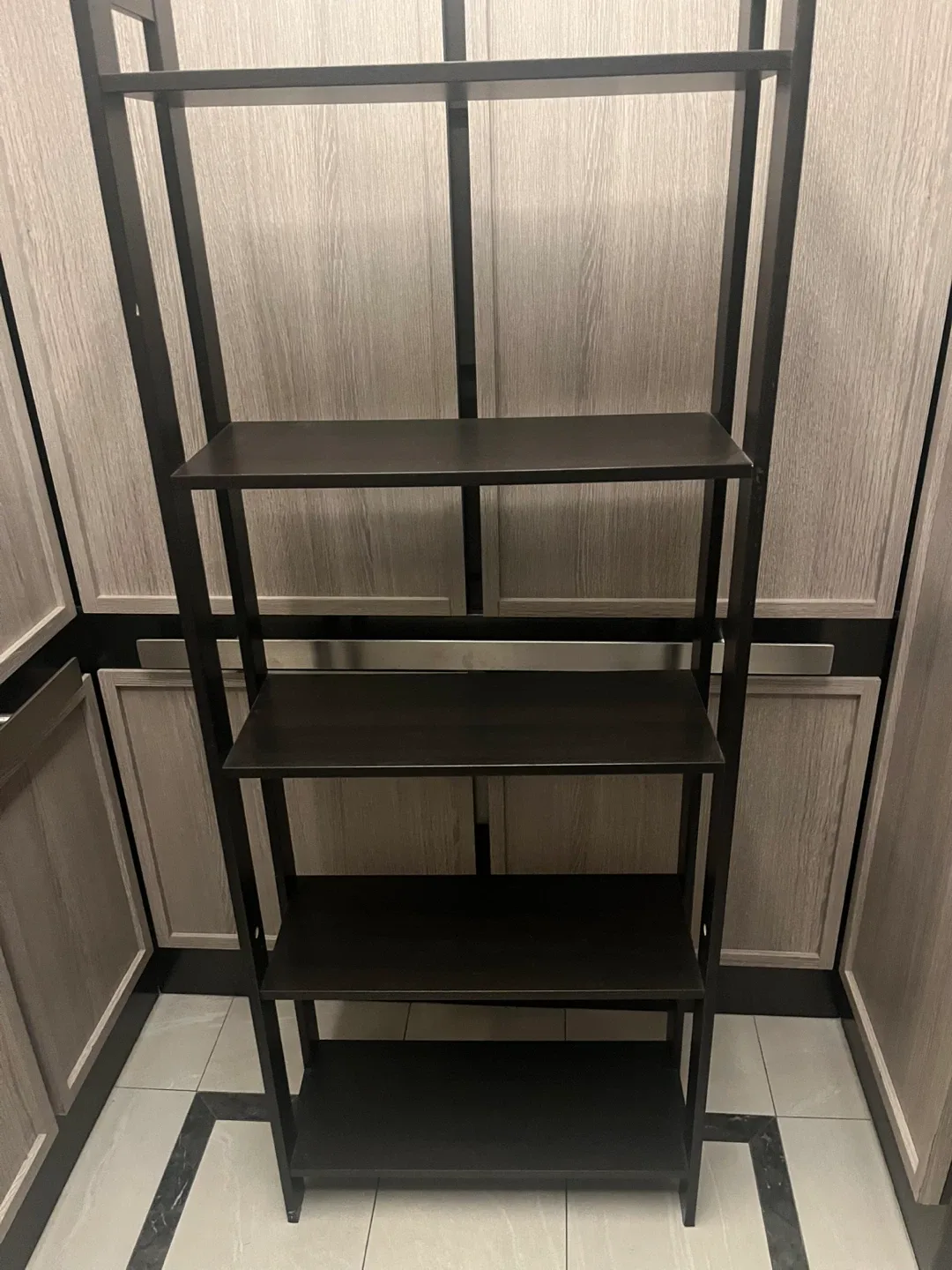 Dark Brown Ladder Shelf (165cm H x 65cm W) image indicator(6)