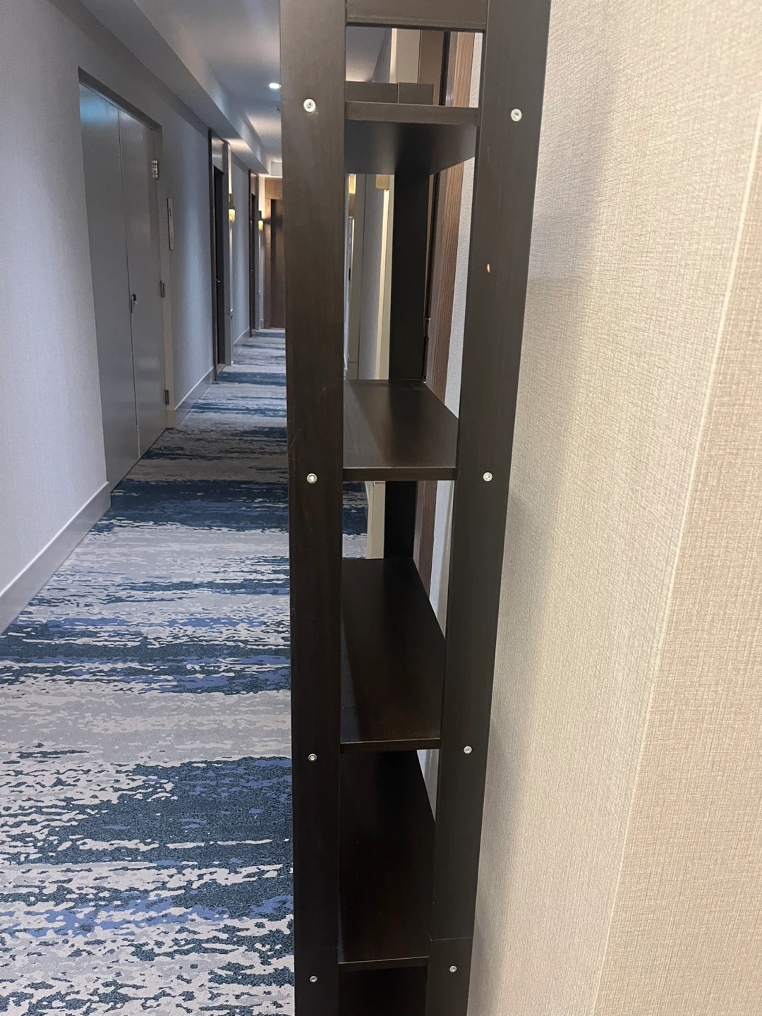 Dark Brown Ladder Shelf (165cm H x 65cm W) - photo 4