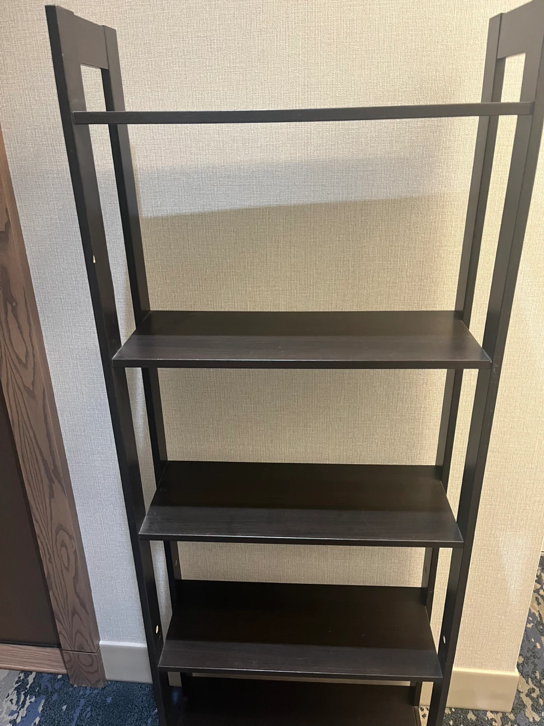 Dark Brown Ladder Shelf (165cm H x 65cm W) - photo 3