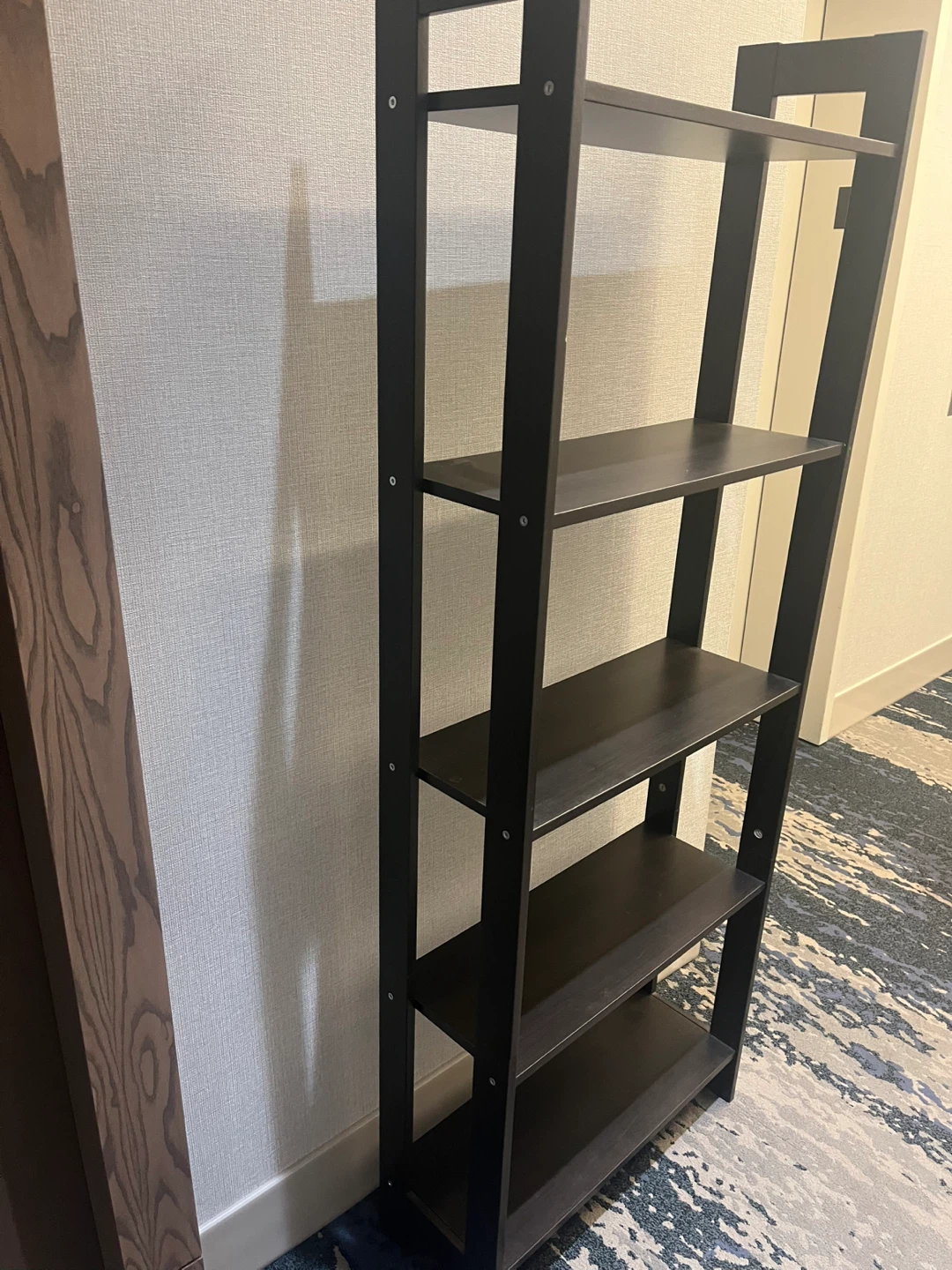 Dark Brown Ladder Shelf (165cm H x 65cm W) - photo 2