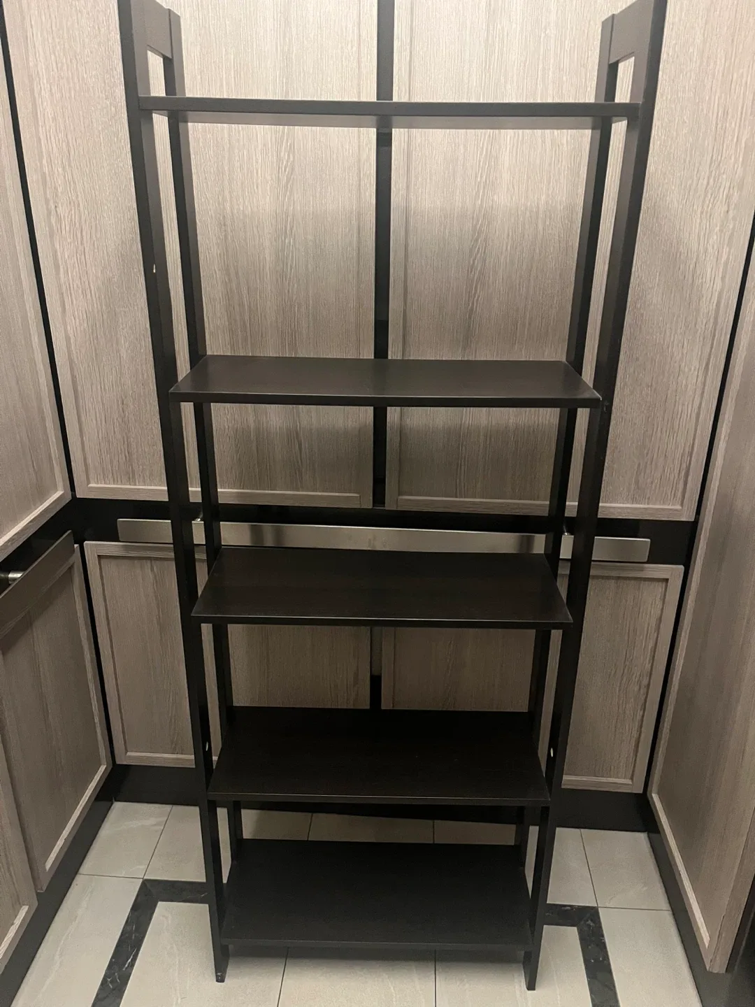 Dark Brown Ladder Shelf (165cm H x 65cm W) image indicator(7)