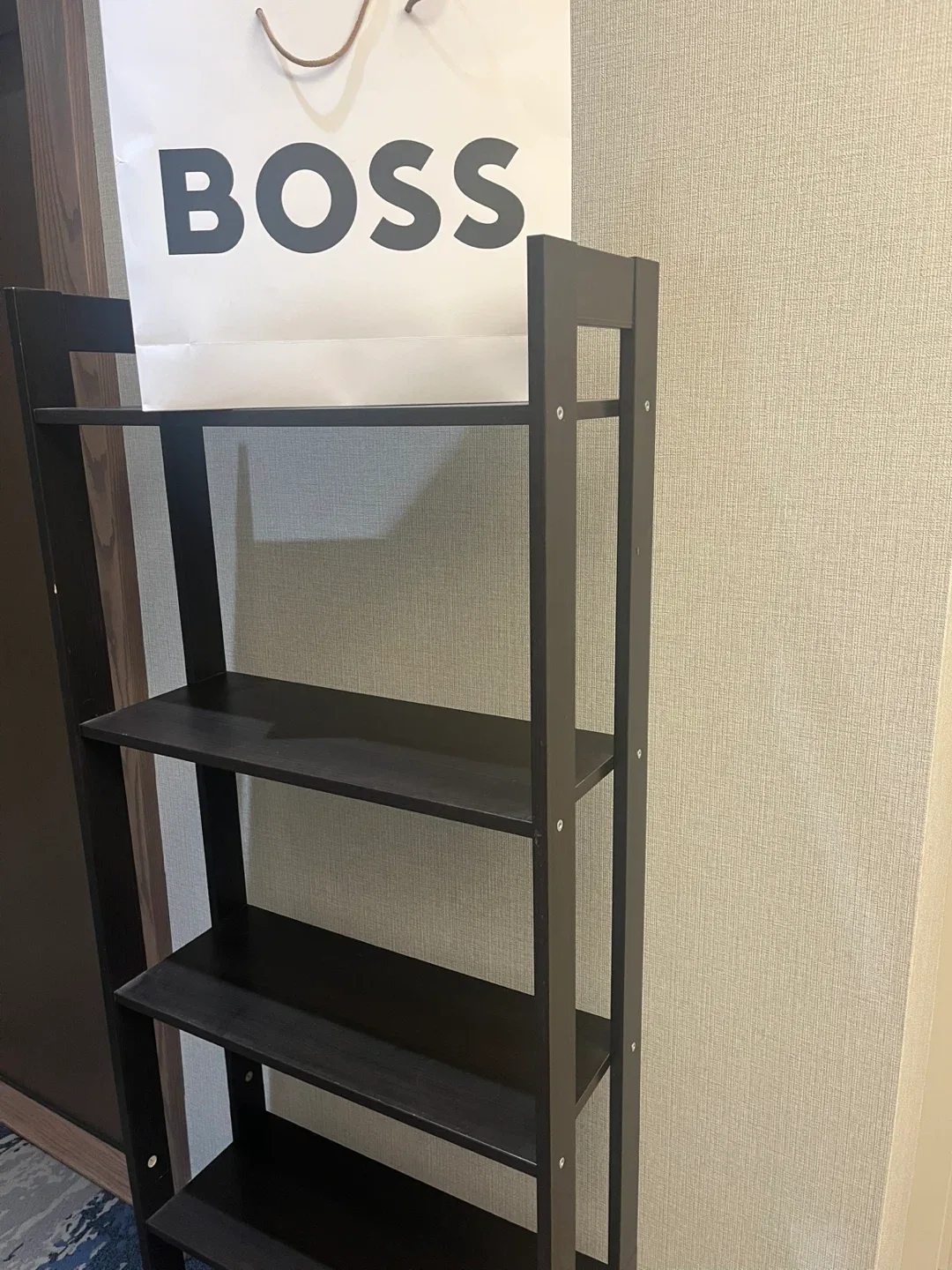 Dark Brown Ladder Shelf (165cm H x 65cm W) image indicator(8)