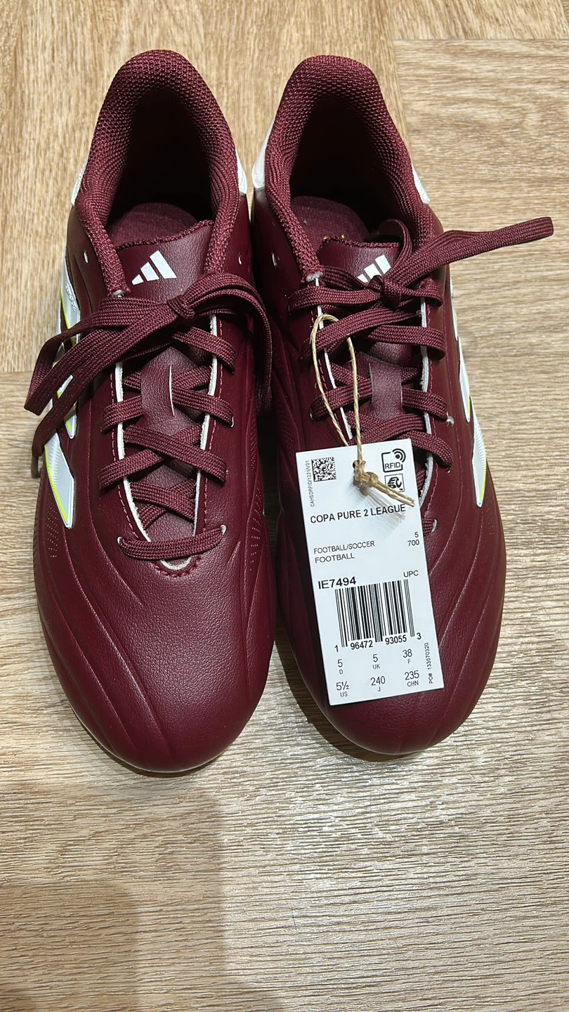 New Adidas Copa Pure 2 League FG Soccer Cleats - US 5.5 (kids) - photo 2