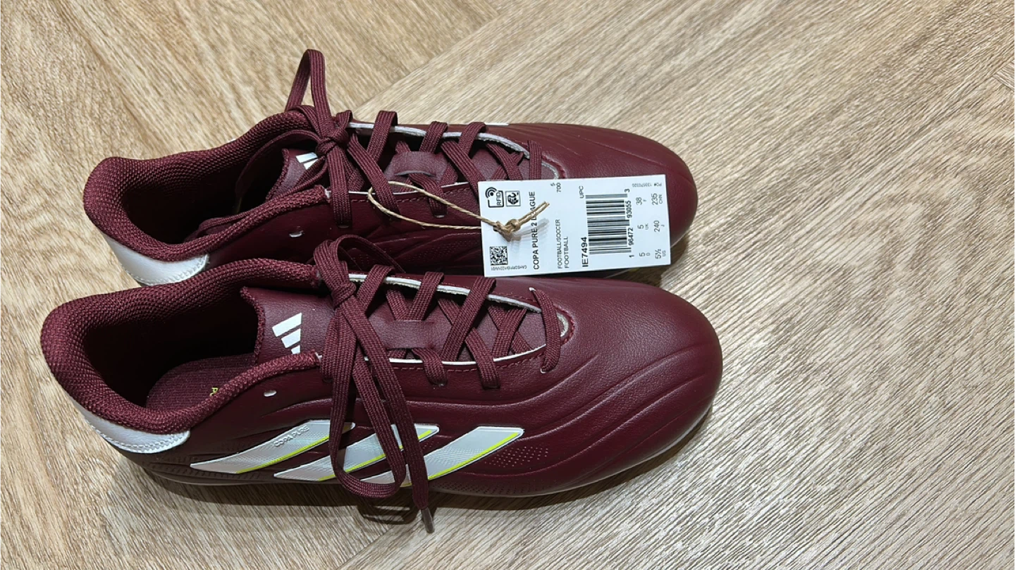 New Adidas Copa Pure 2 League FG Soccer Cleats - US 5.5 (kids) - photo 4