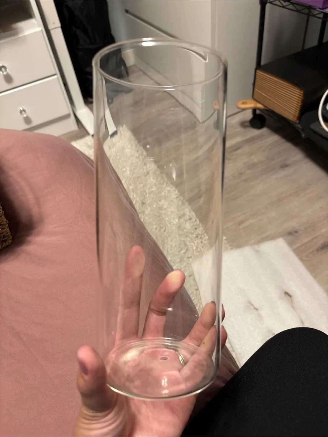 Hurricane Glass Cylinder Vases 8" Tall - 7 left image indicator(2)