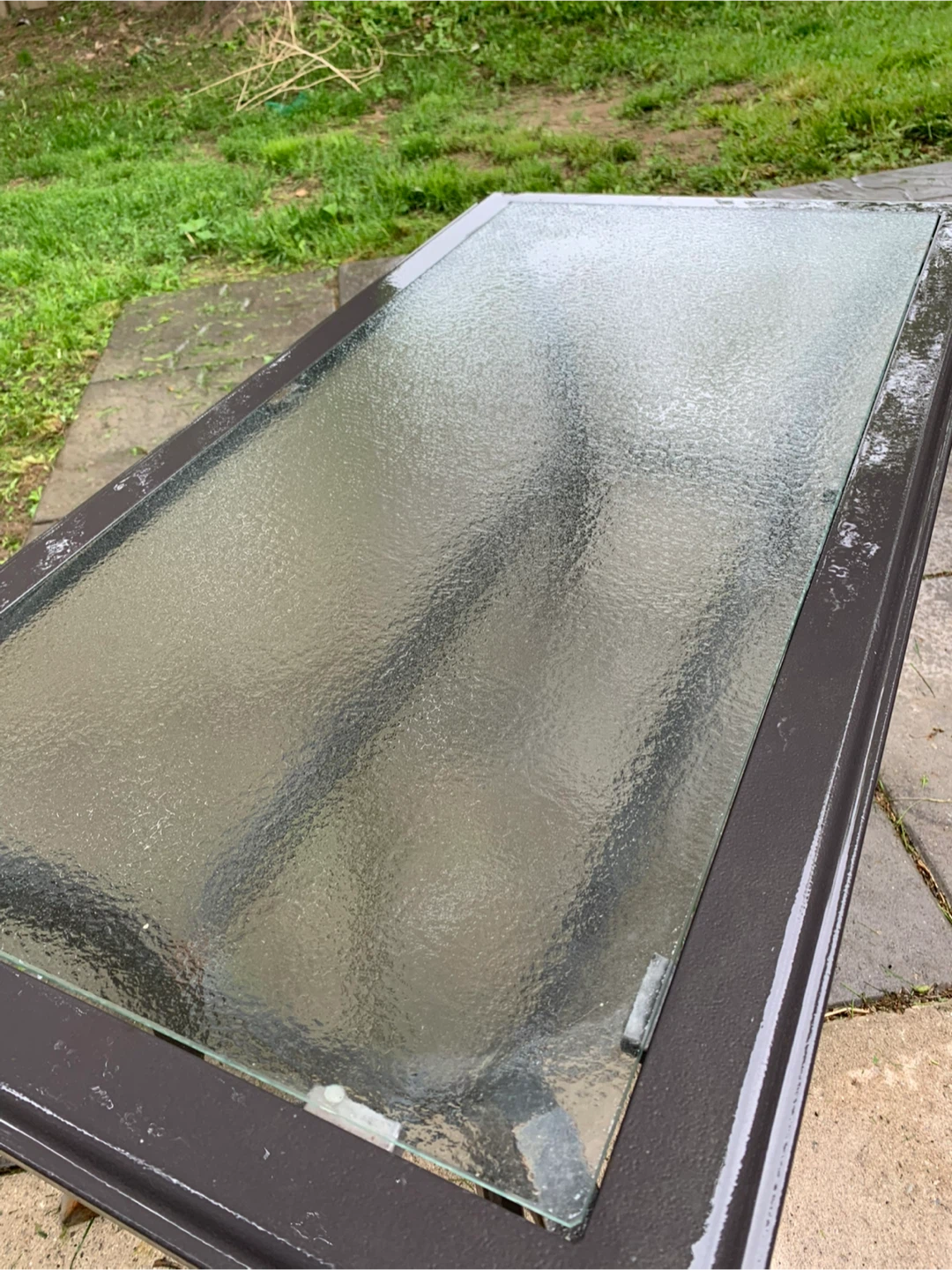 Glass Top Outdoor Patio Table - photo 4