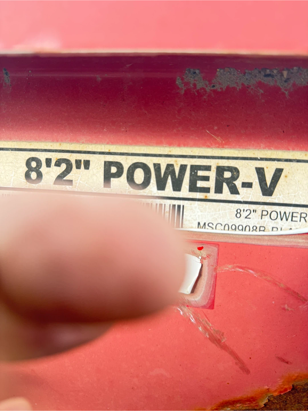 The BOSS 8'2" POWER-V Snowplow - photo 4