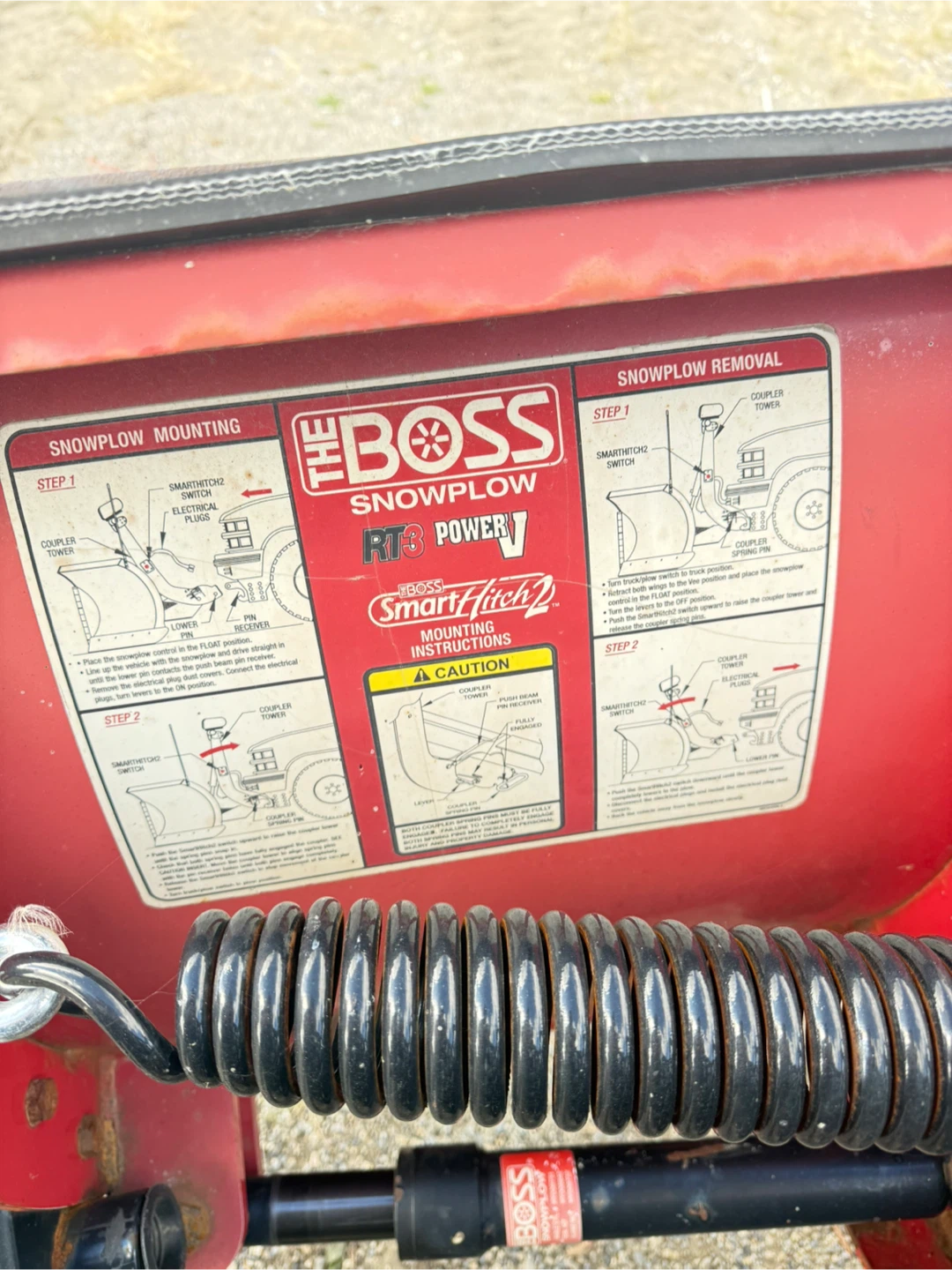 The BOSS 8'2" POWER-V Snowplow - photo 3