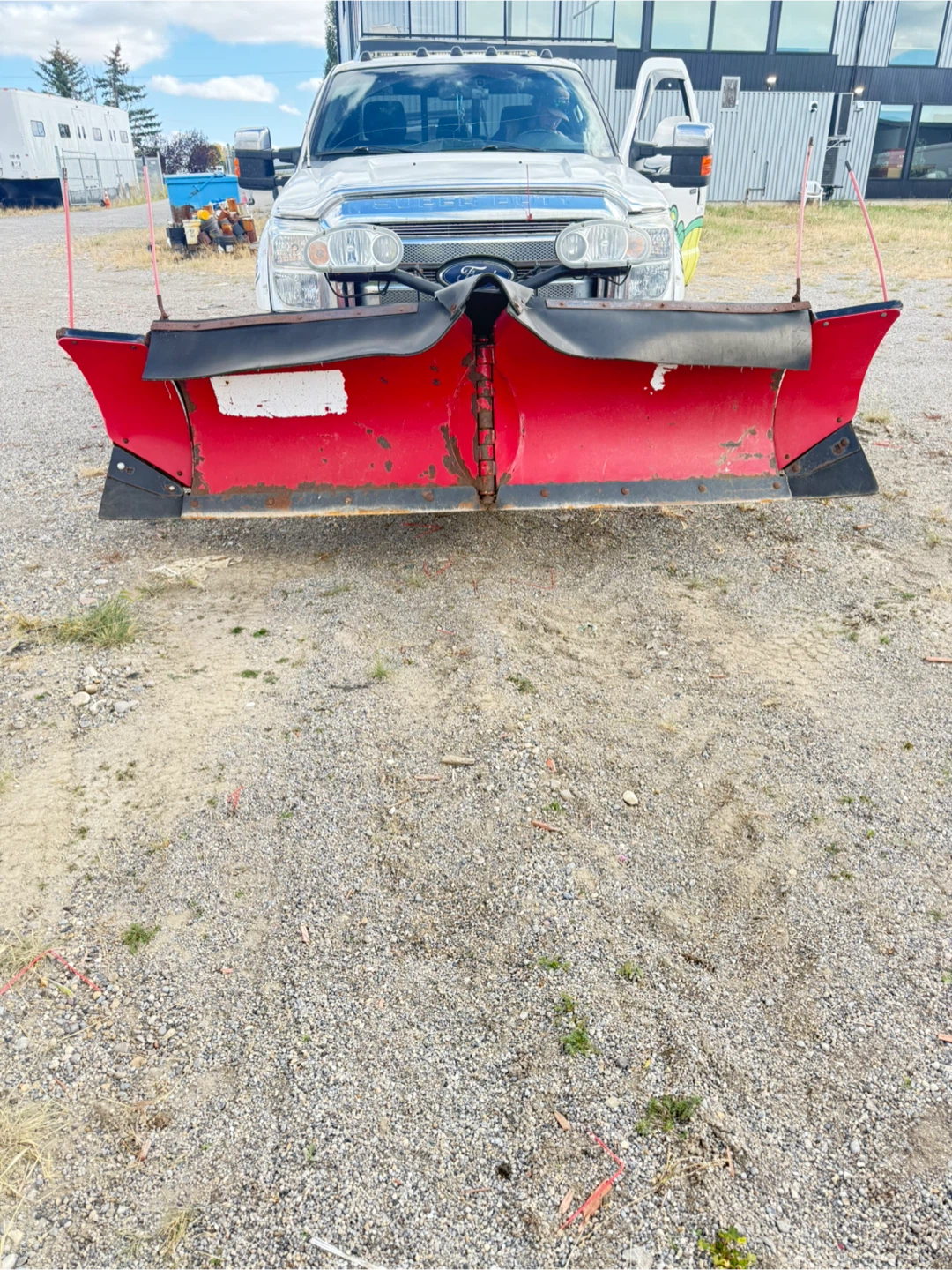 The BOSS 8'2" POWER-V Snowplow