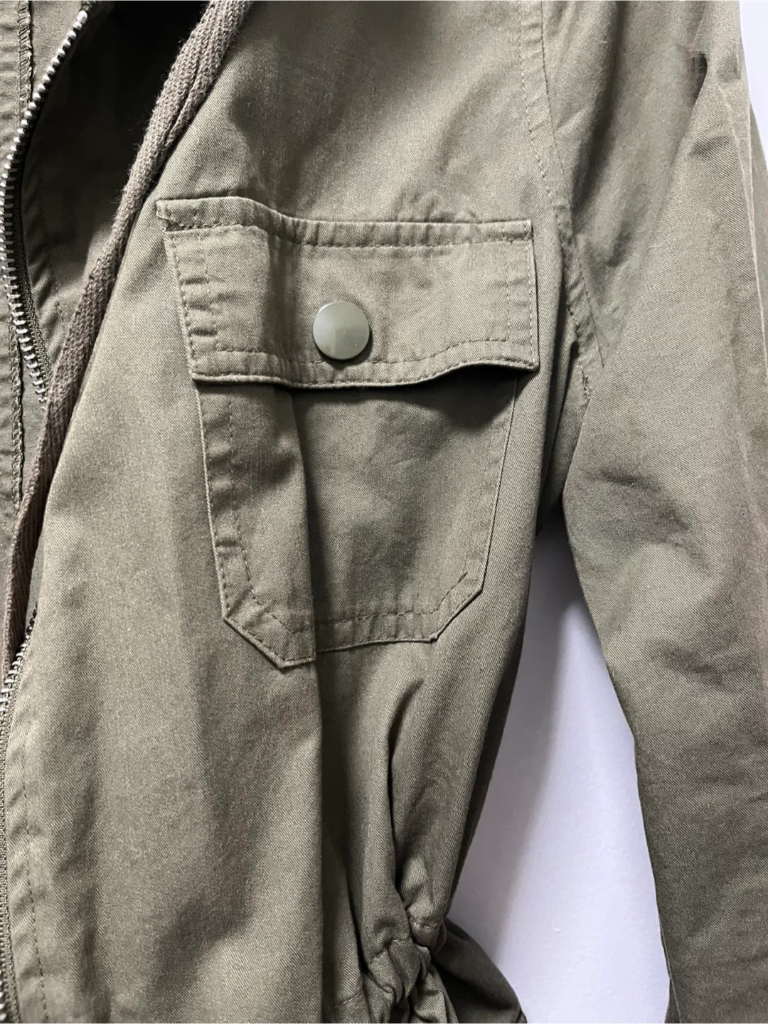 Green Hooded Anorak Jacket - photo 5