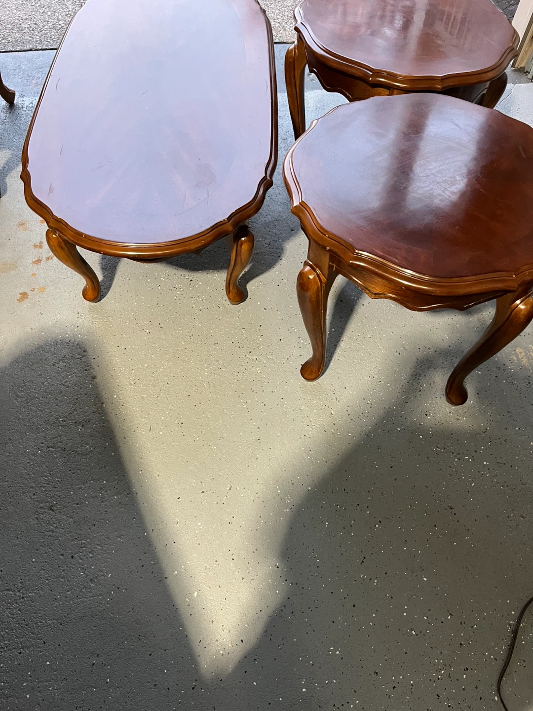 Wood Coffee & End Table Set - photo 2