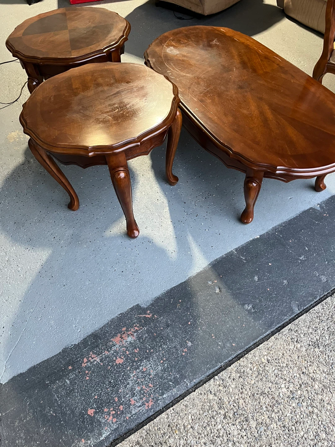 Wood Coffee & End Table Set - photo 4