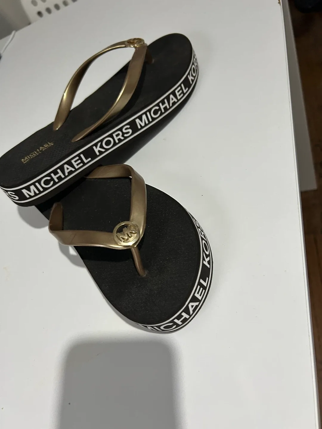 Michael Kors Flip Flops - Size 8 thumbnail