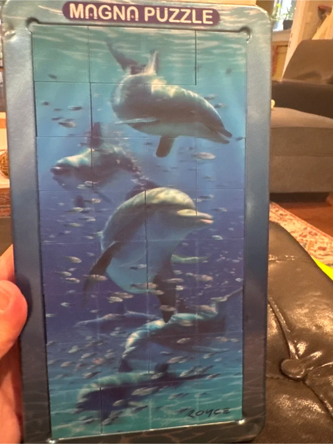 Outset Media 3D Dolphins Magnatile Puzzle thumbnail