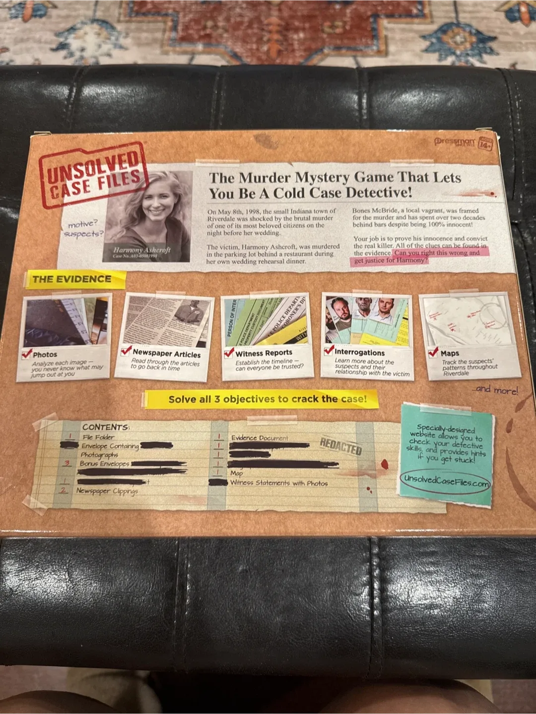 Unsolved Case Files: Harmony Ashcroft Murder Mystery Game image indicator(2)