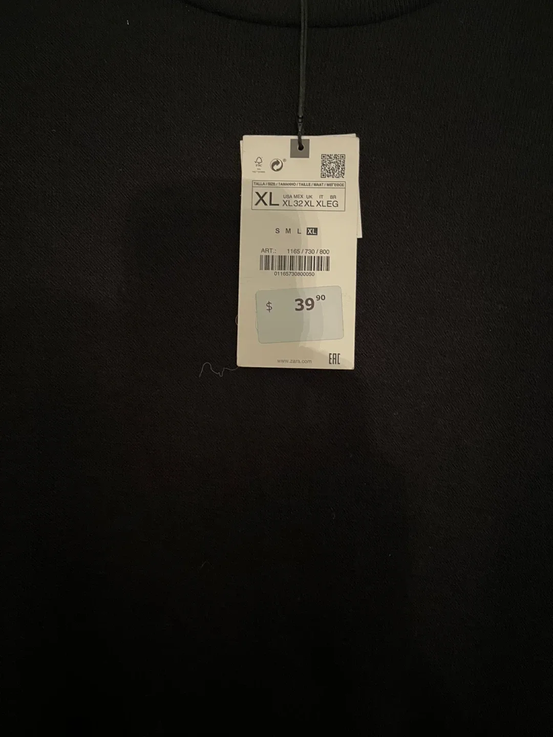 Zara Black Tiered Dress - Size XL image indicator(4)