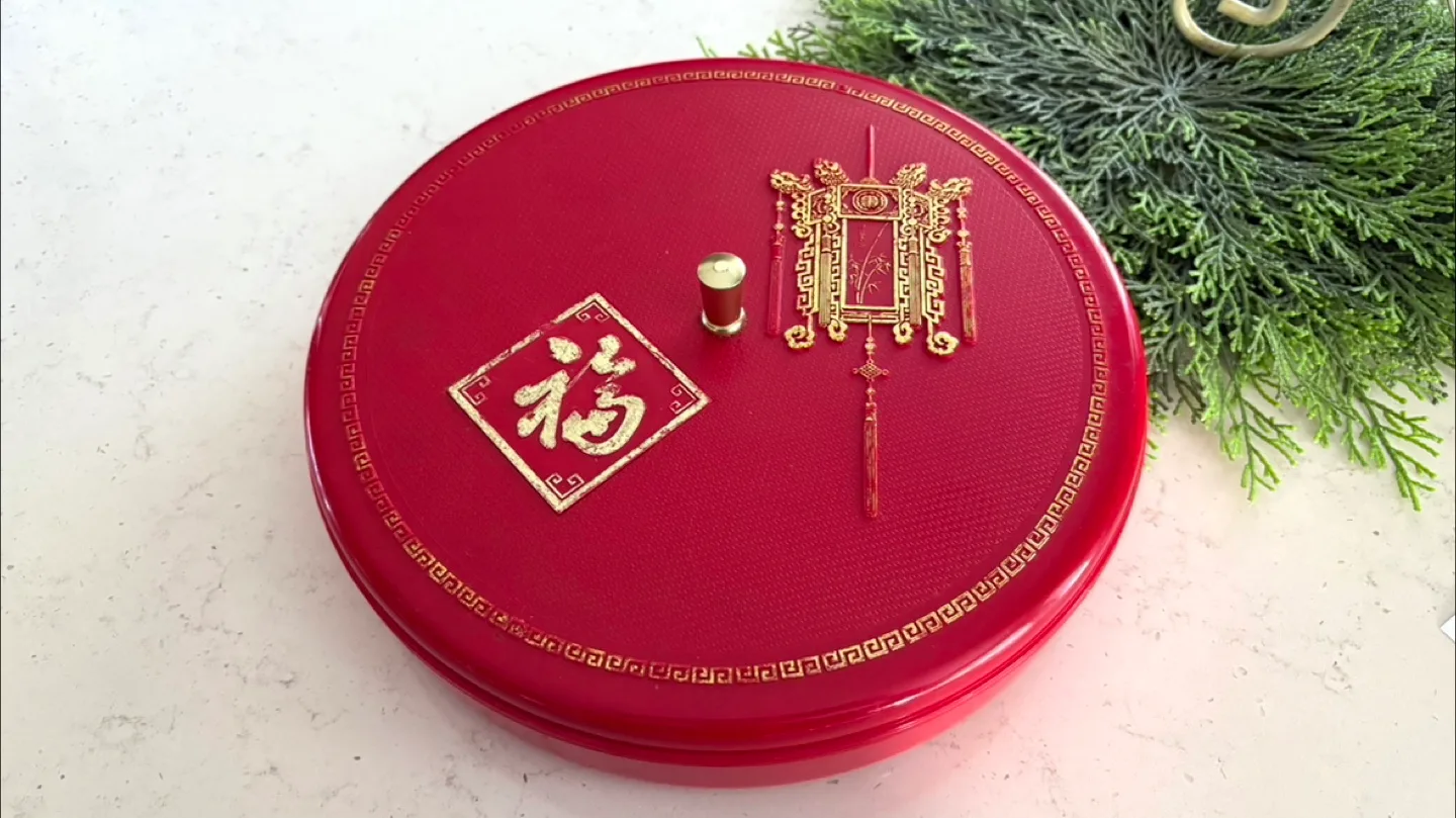 Chinese New Year Candy Box - Red & Gold thumbnail