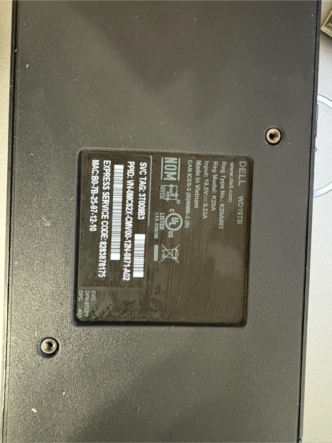 Dell WD19TB Docking Station image indicator(2)