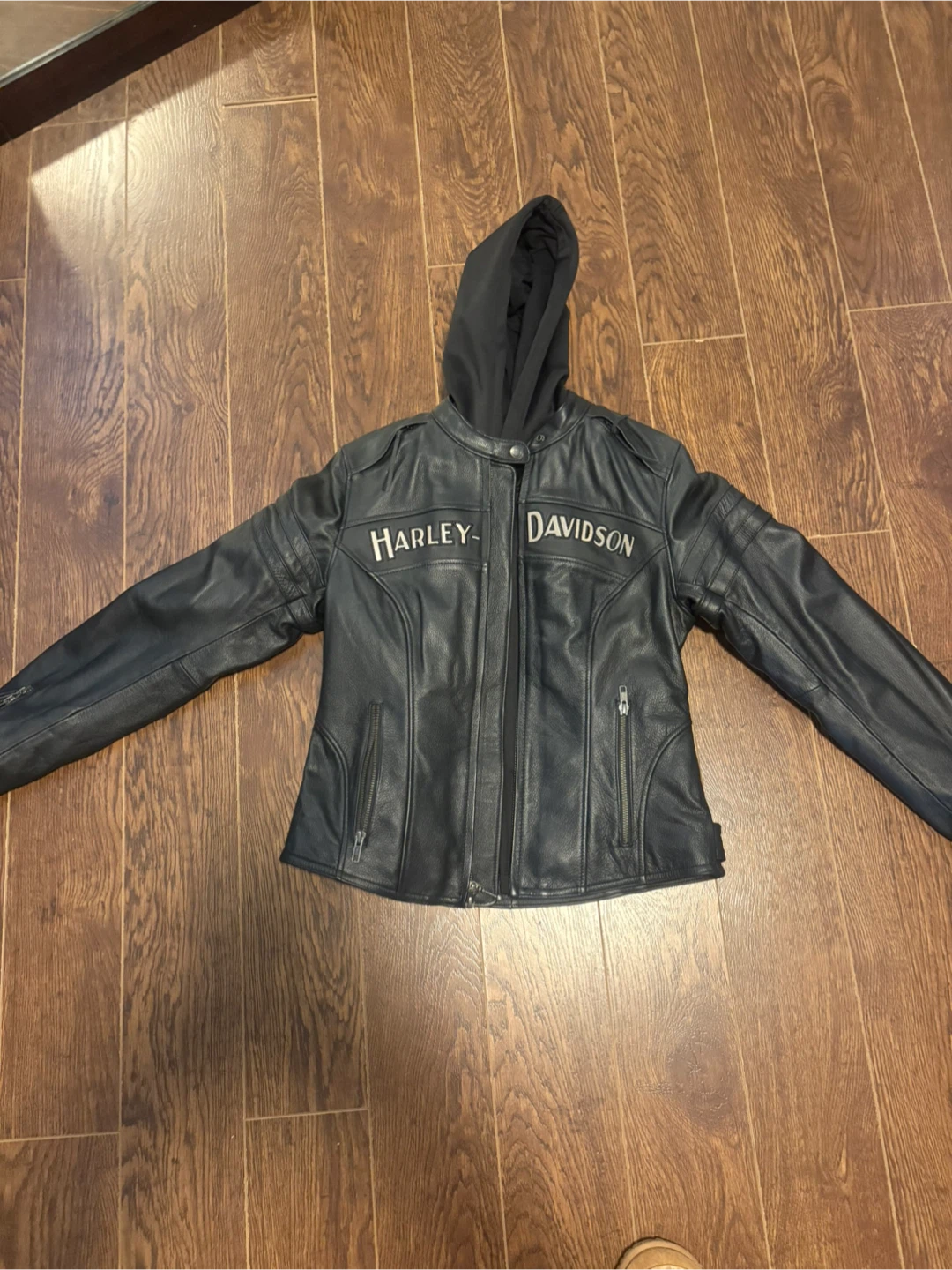 Harley-Davidson Black Leather Jacket XS