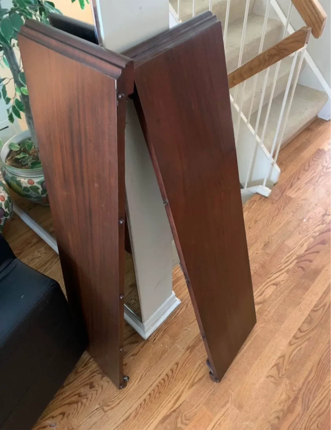 Dark Wood Dining Table with 6 Chairs image indicator(6)