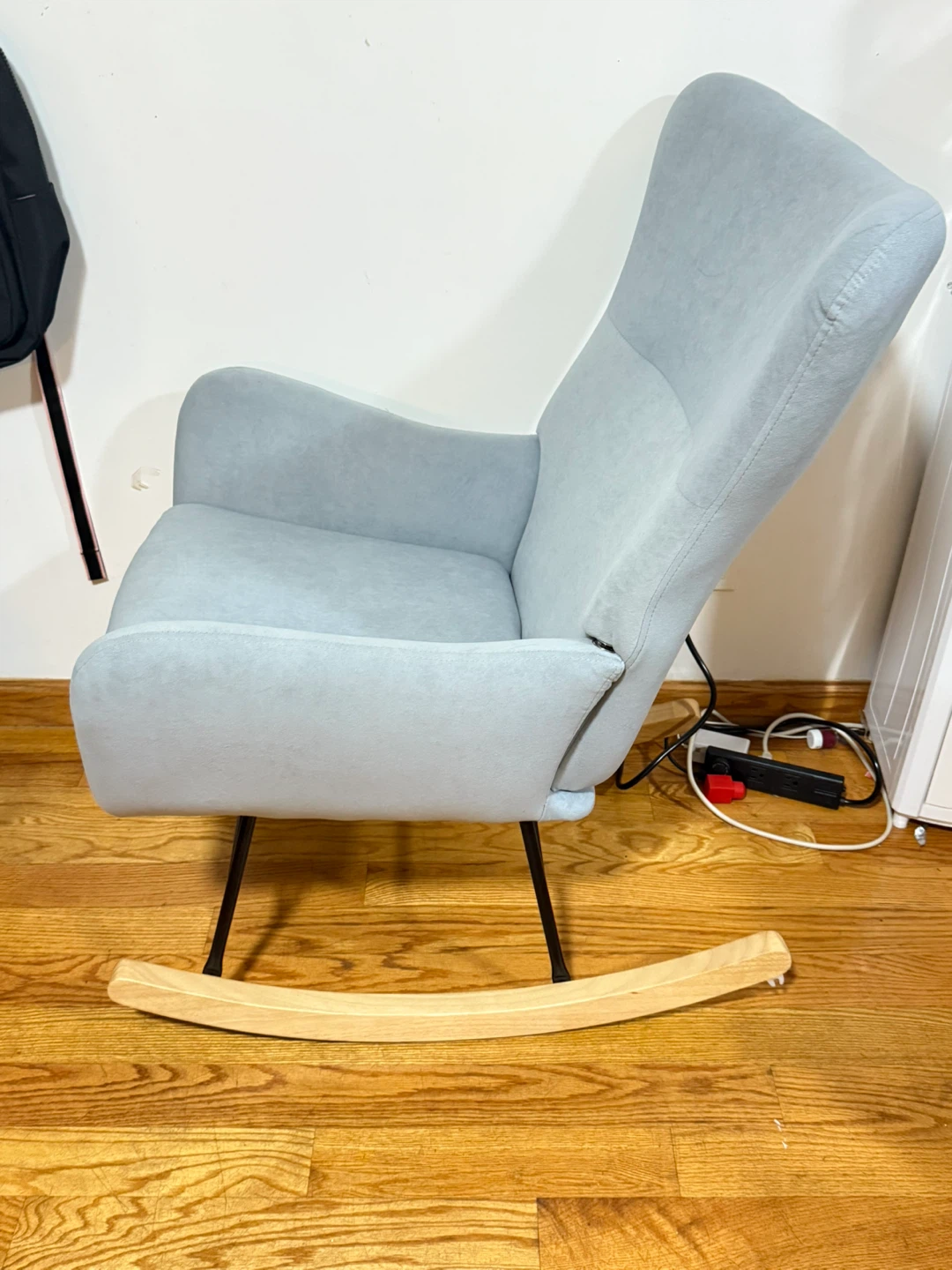 Light Blue Rocking Chair - Like New! - photo 2