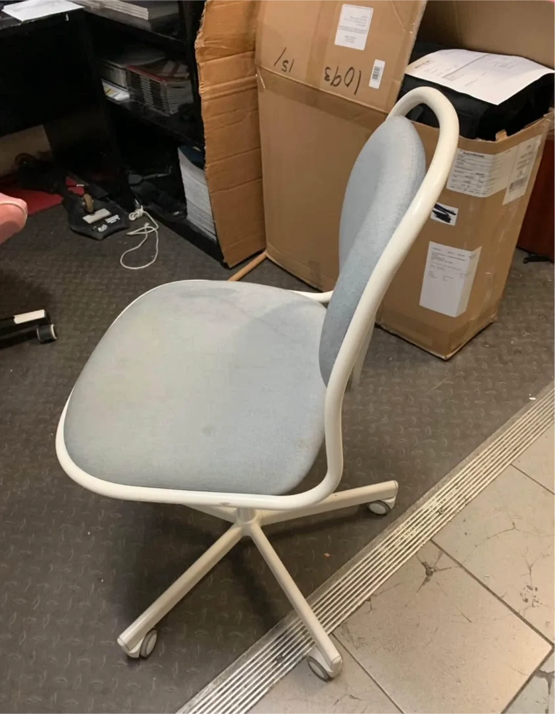 Grey Office Chair image indicator(2)