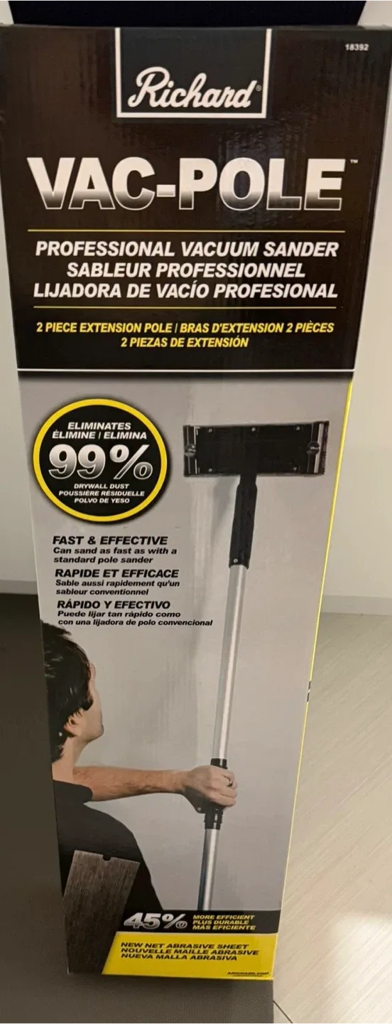 Richard Vac-Pole Professional Vacuum Sander Kit thumbnail