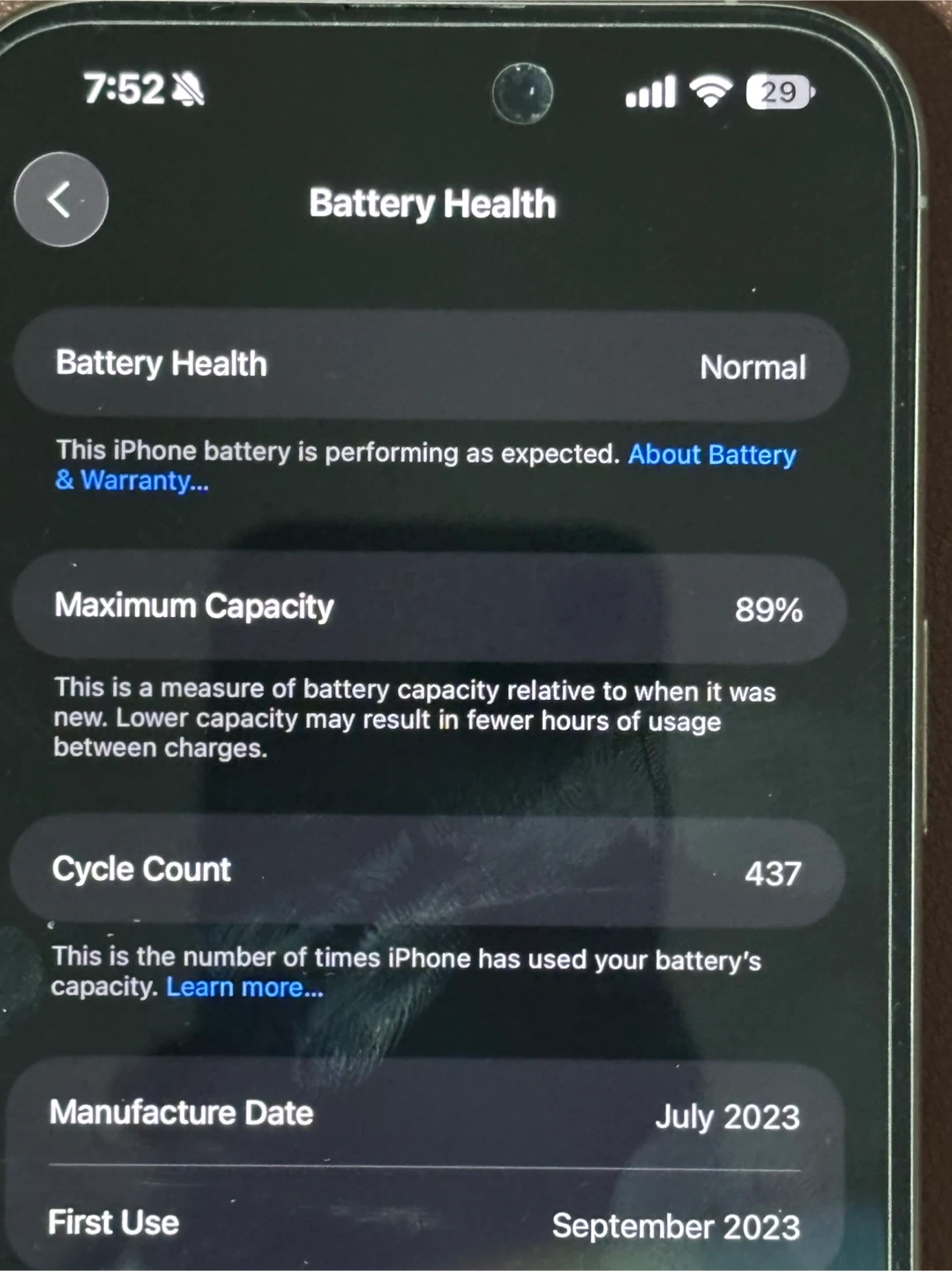 iPhone 15 Pro Max 256GB Natural Titanium (Box Included) - photo 3
