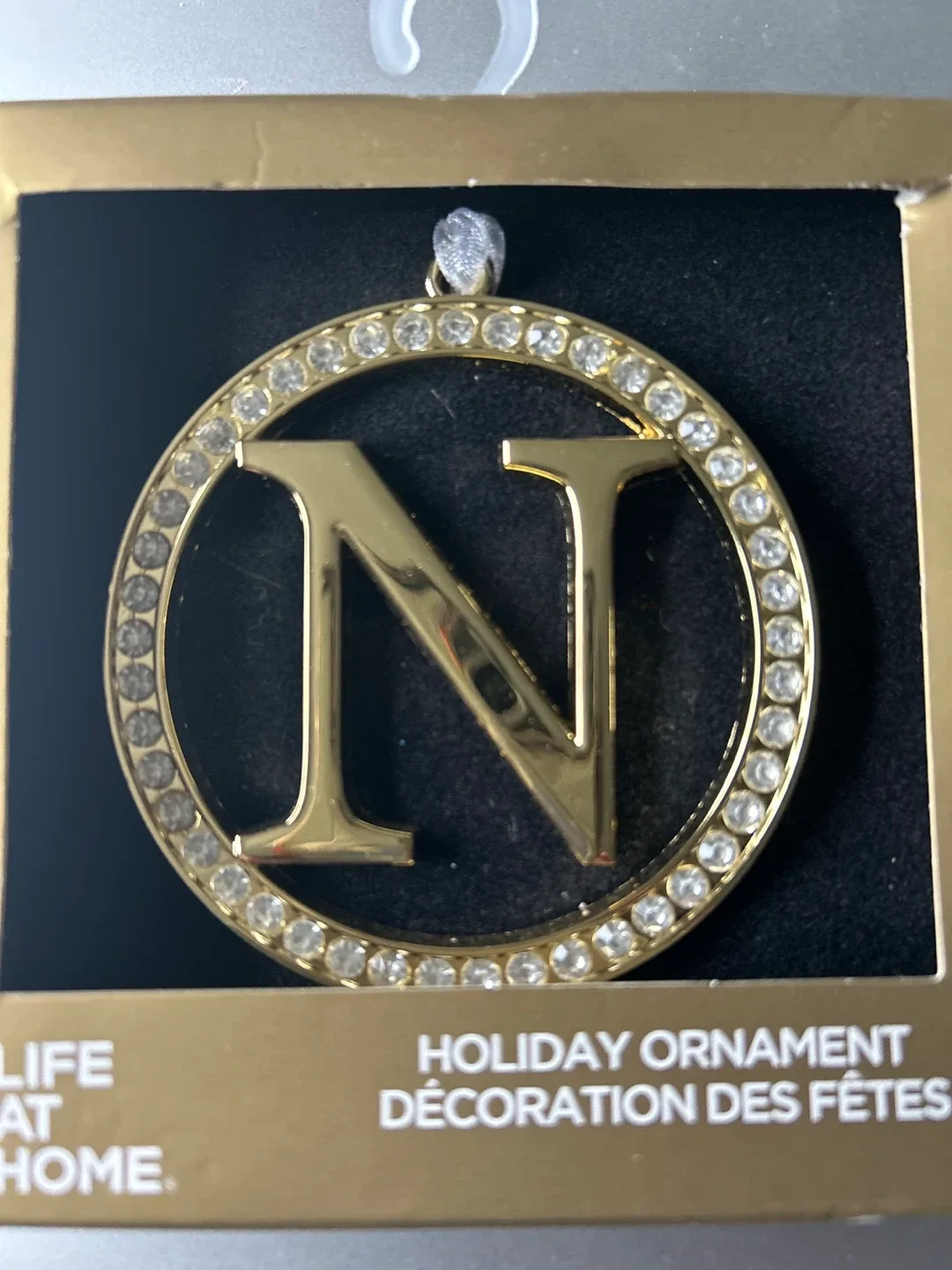 Life At Home Holiday Ornament - Letter N image indicator(3)