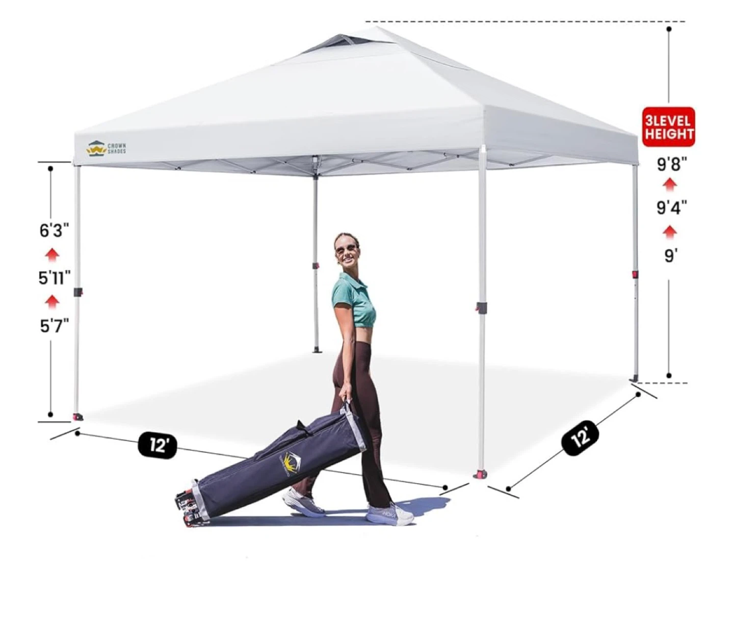 12x12 outdoor Canopy Tent - Beige - photo 3