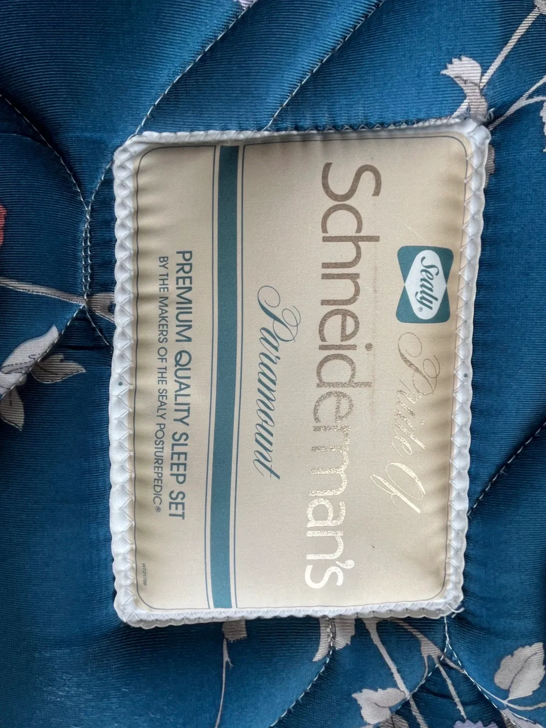 Sealy Schneiderman's Twin Bed Frame & Mattress image indicator(5)