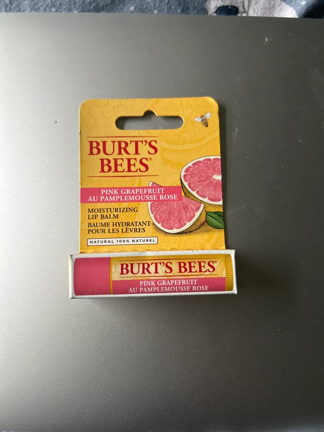 Burt's Bees Pink Grapefruit Lip Balm - New thumbnail