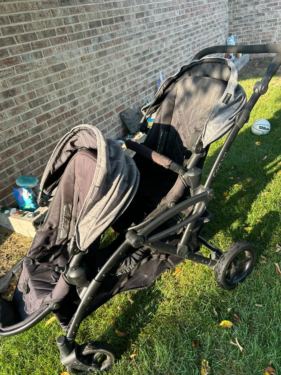 Contours Options Elite V2 Double Stroller - Graphite Gray image indicator(3)