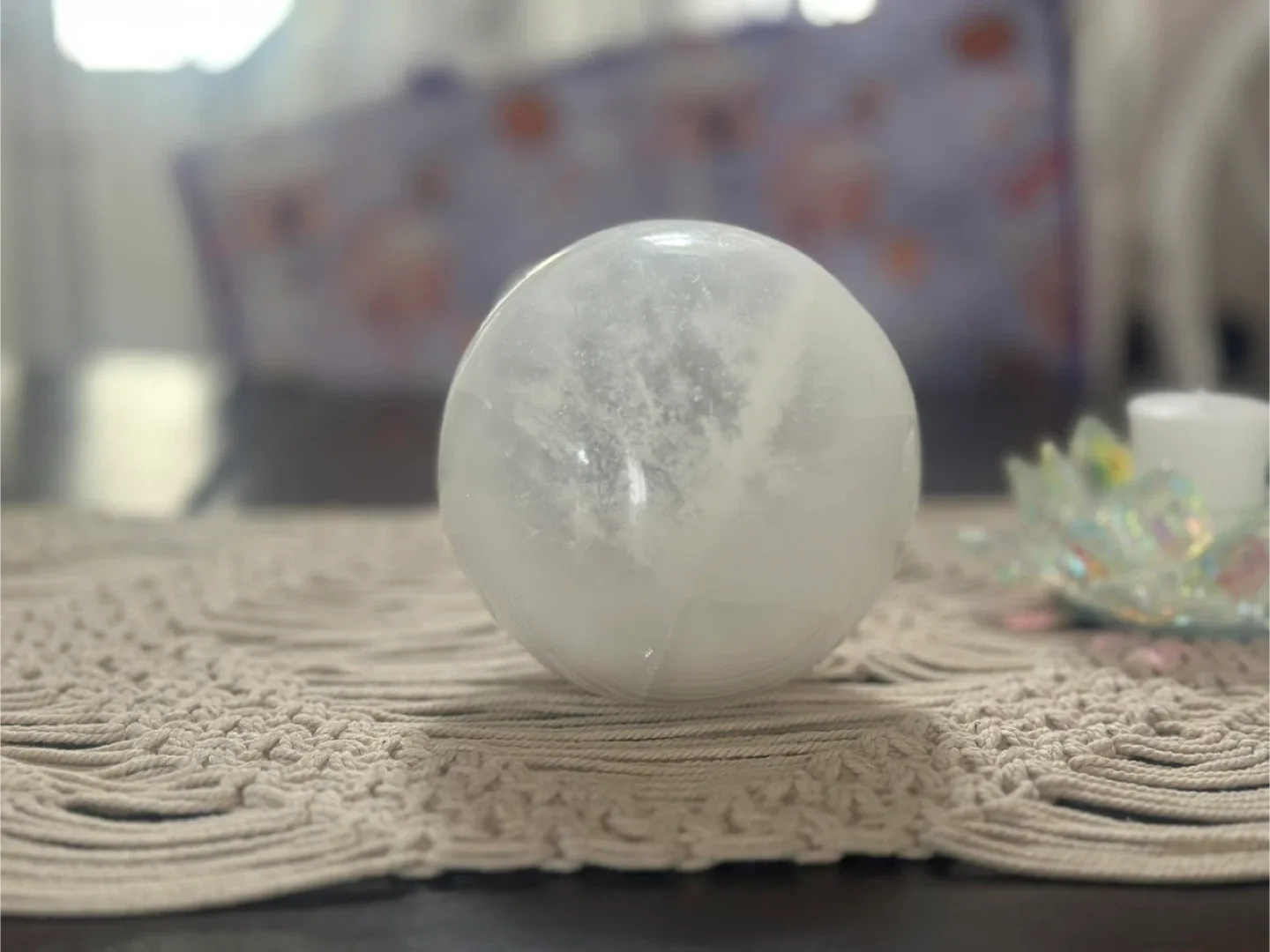 Selenite Crystal Ball thumbnail