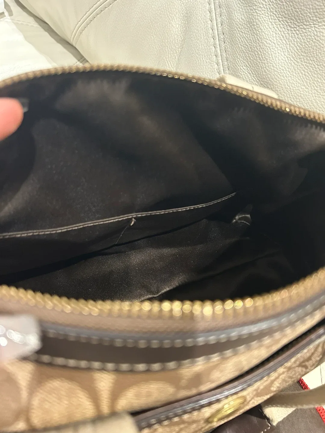 Coach Signature Satchel Handbag image indicator(6)