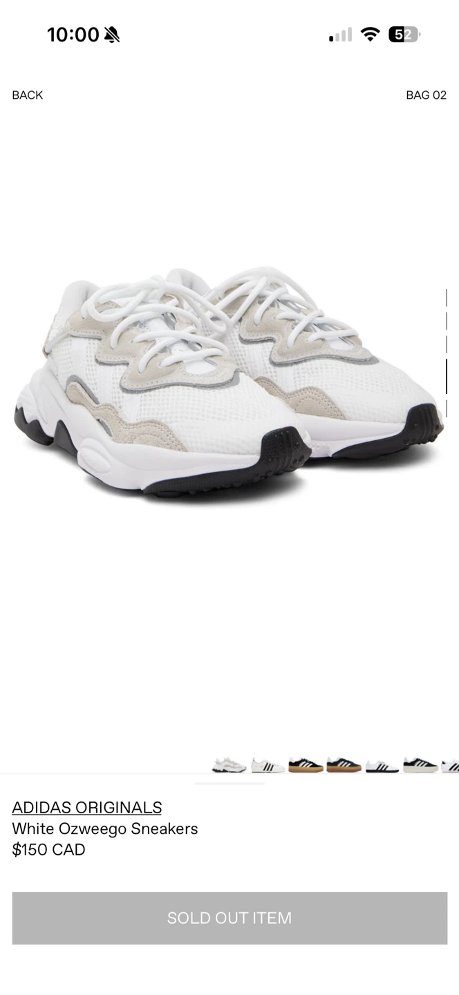 Adidas Originals Ozweego Sneakers - White - photo 4