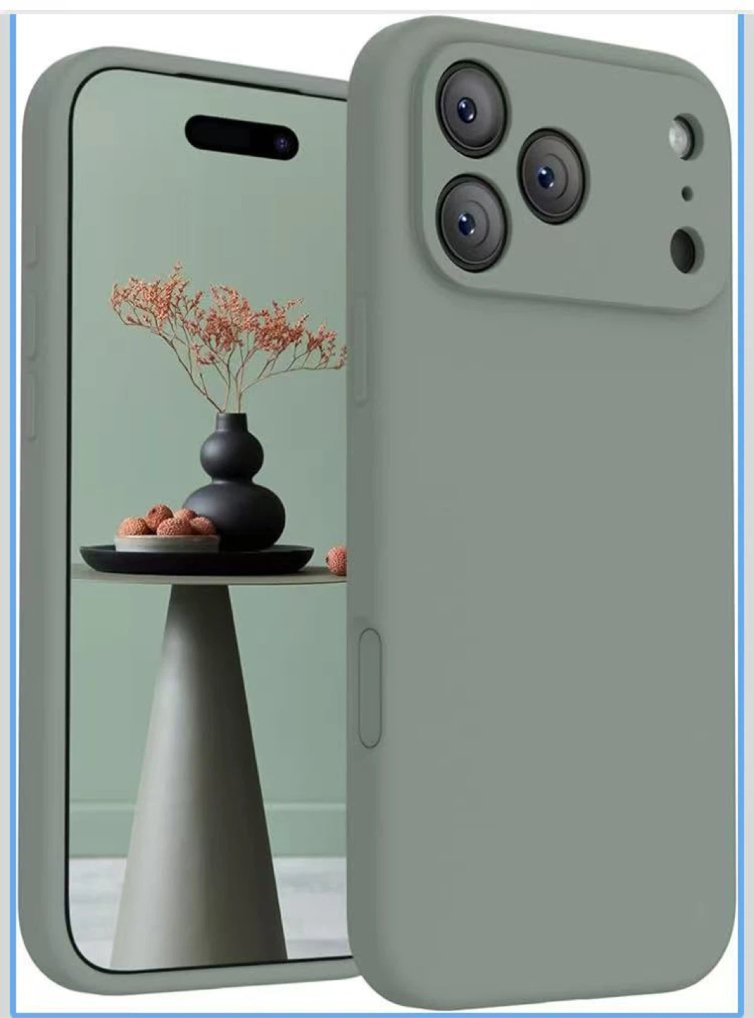 iPhone 17 Pro Case with Camera Cover - Green