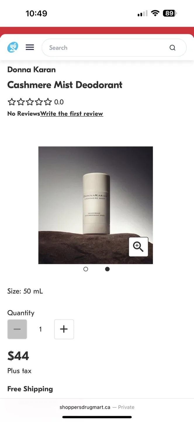 Donna Karan Cashmere Mist Deodorant image indicator(2)