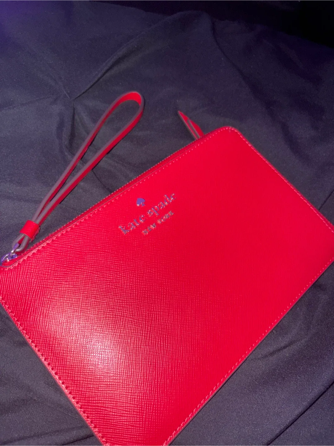 Kate Spade Medium Red Wristlet thumbnail