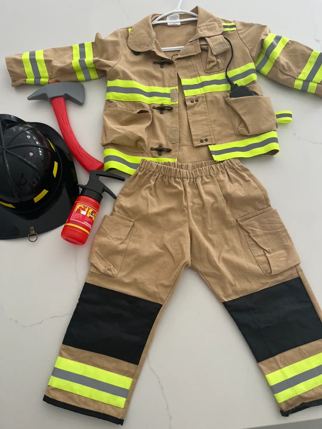 Teetot & Company Firefighter Costume Size 3-4 thumbnail