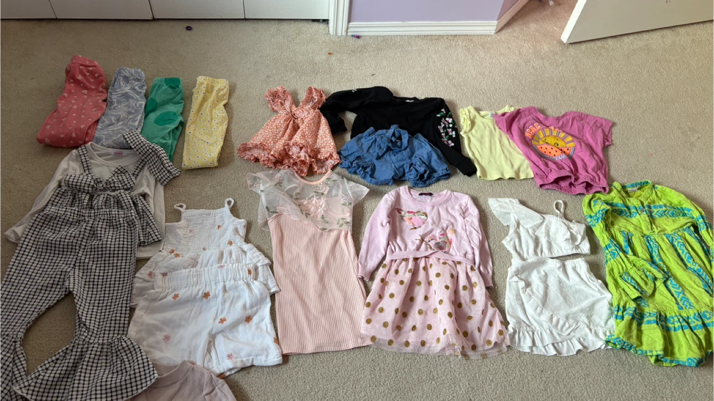 Girls' Clothing Bundle - Various Sizes & Styles