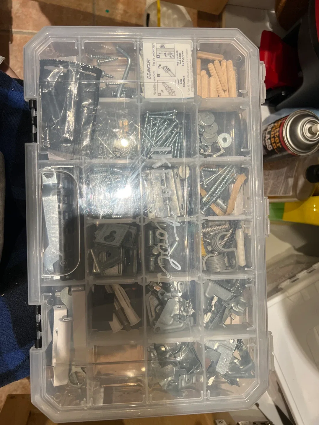 Hardware Organizer with E-Z Ancor Screws + IKEA spare Parts thumbnail