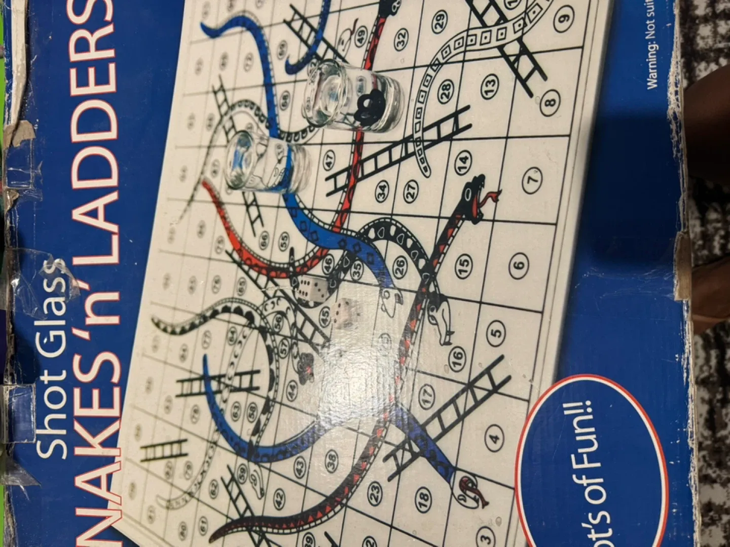 Snakes 'n Ladders Shot Glass Game image indicator(2)