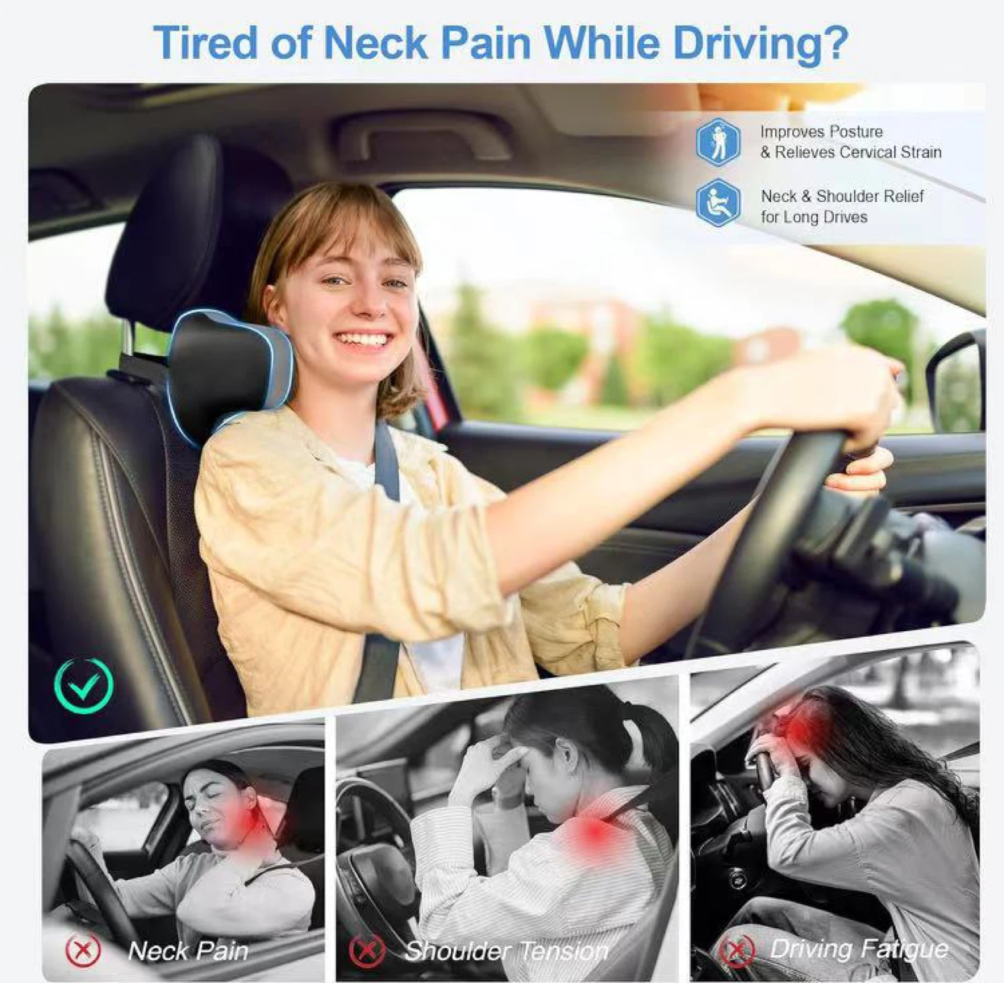 U-Shaped Car Neck Pillow - photo 5